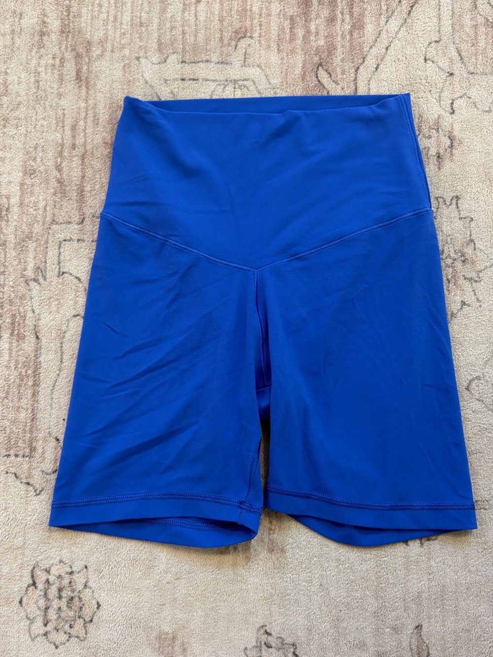 aerie High-Rise Royal Blue Bike Shorts